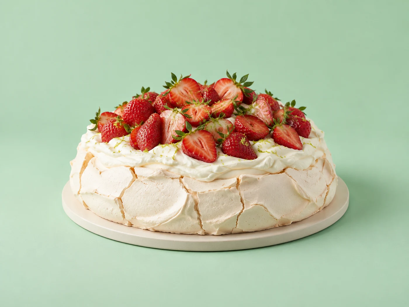 Pavlova med bær